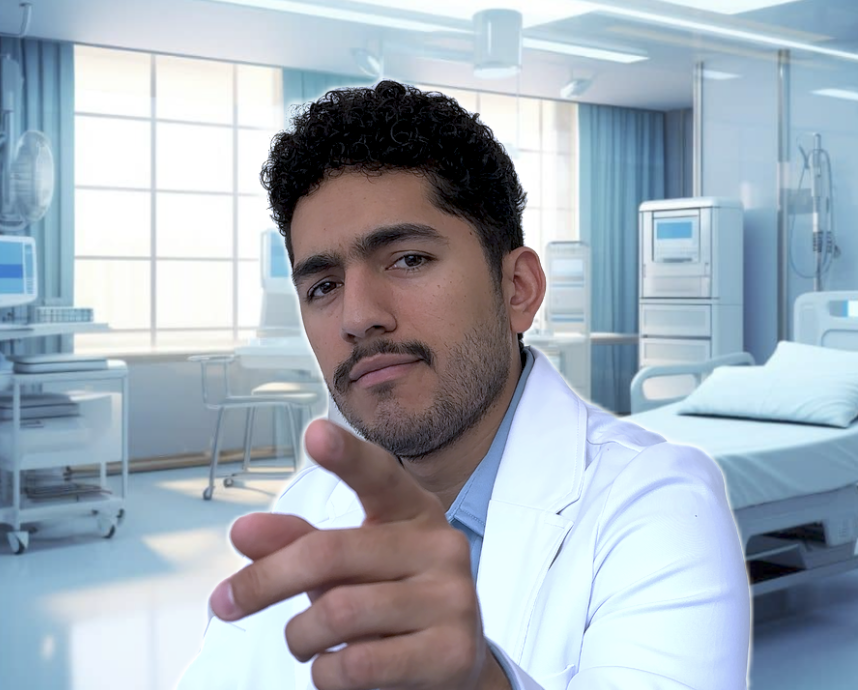 Dr. Santiago Delgado, médico especialista en trasplante capilar y tricología, en su clínica de Medellín, Colombia — Medellín Hair Transplant